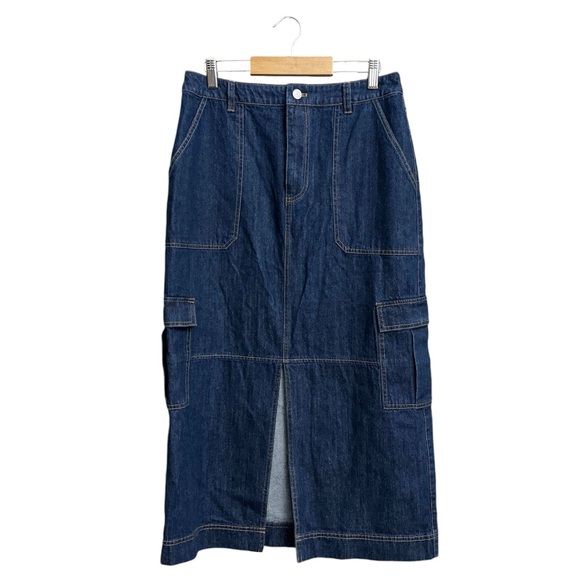 NWT Rails Tasha Denim Midi Skirt - Picture 2 of 7